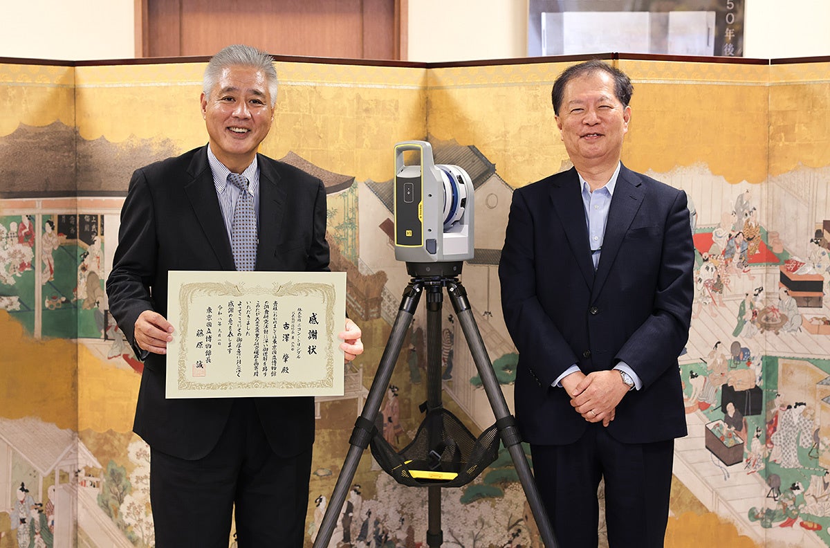 ニコン・トリンブル、東京国立博物館の文化資産3Dアーカイブ活動を支援