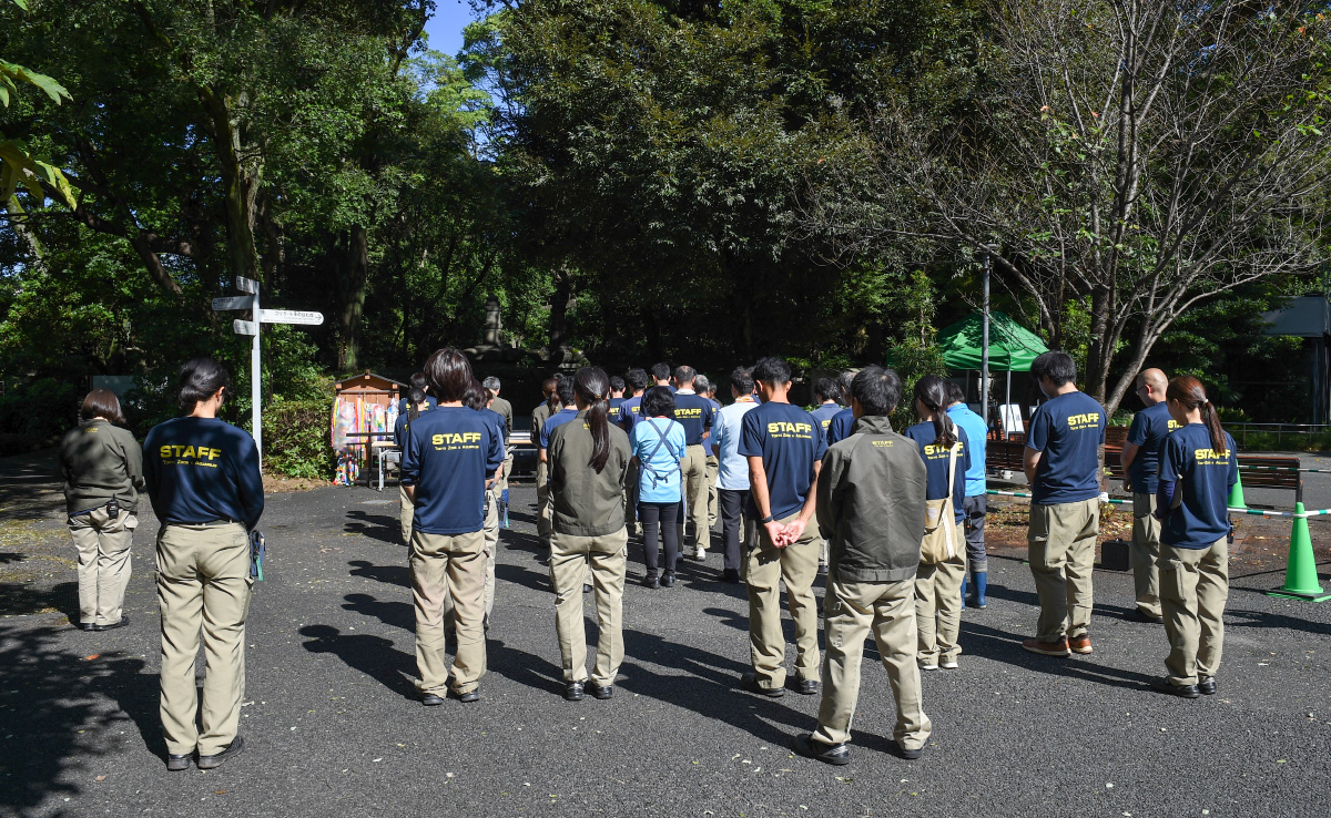 上野動物園で動物慰霊祭を開催